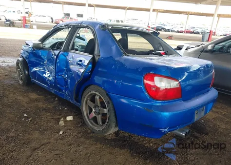 2002 Subaru Impreza Wrx z USA, uszkodzony, nr VIN JF1GD29682G527239